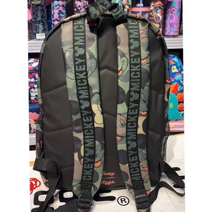 Genuine Australian Smiggle Schoolbag Cute Army Green Mickey Student Children's Large Capacity Backpack Meal Bag Student Gift