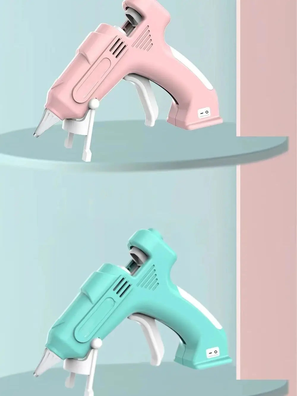 Cordless Hot Melt Glue Gun Child Hand Crafts Home DIY Repair Use 7mm Glue Stick Wireless Glue Gun