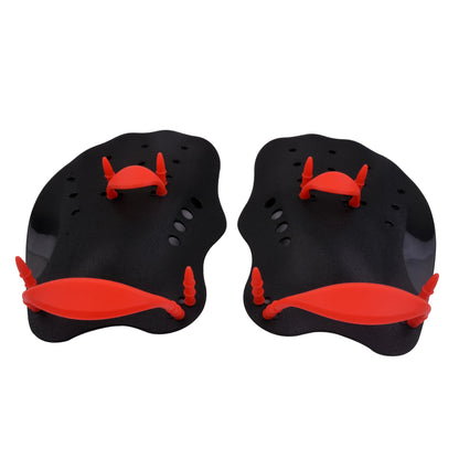 Black swimming fins Paddling palm Children adult freestyle paddling training fins Professional swimming equipment palm