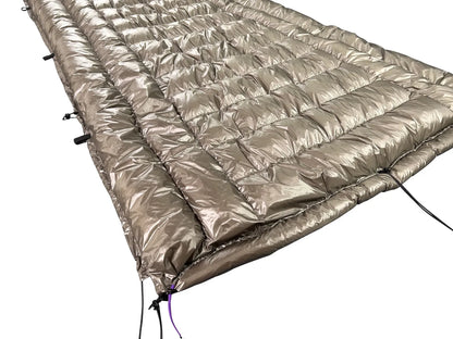 Jolmo Lander Hammock Down Under Quilt, Backpacking Down Quilts, Camping Down Sleeping Bag, 800fp, 3D Differential Cut, Halo250