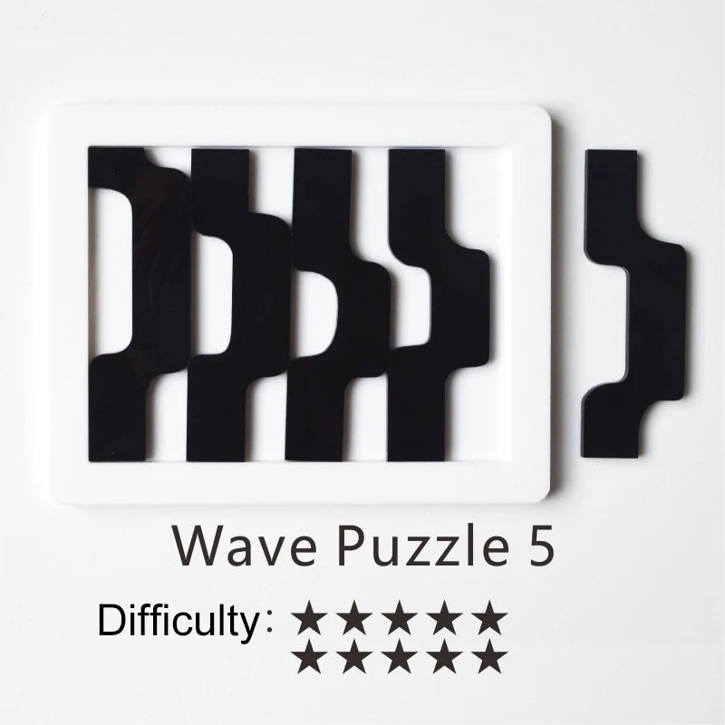 Difficult Puzzles Challenge Impossible Brain Burning Puzzles Adult Kid Fun Brainteasing Geometrical Shape Puzzle Game Toy