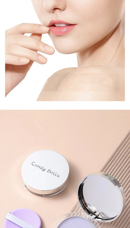 1PC Candy Bella Violet Cream To Powder Skin-friendly Skin Natural Face Long Lasting Oil-controlling Contouring Powder Cosmetics