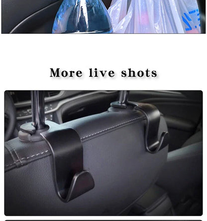 Car Seat Back Hook Universal Headrest Hook Car Accessories Interior Organizer Hanger Holder Storage For Car Bag Handbag Purse