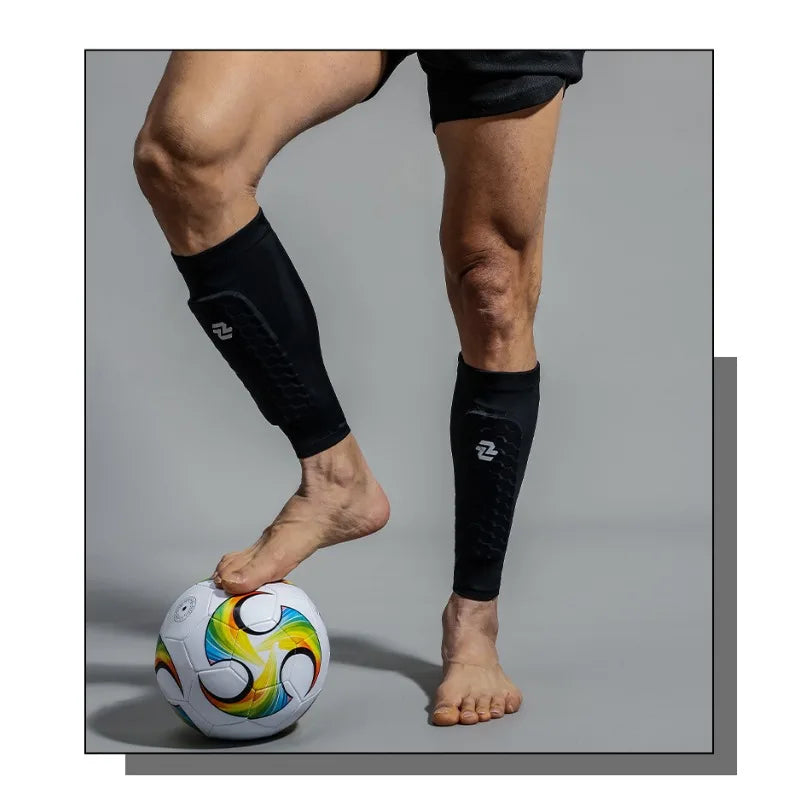 1PCS Professional Antislip Leg Socks Outdoor Sports Calf Football Leg Guard Cover Anticollision Leg Protection Socks Leg Sleeve
