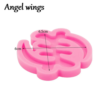 DY1206 African Tribal Symbols Badge Reel Mold Epoxy Resin, Medical,Medical, Physical Therapy, Pharmacy Nursing Chocolate Moulds