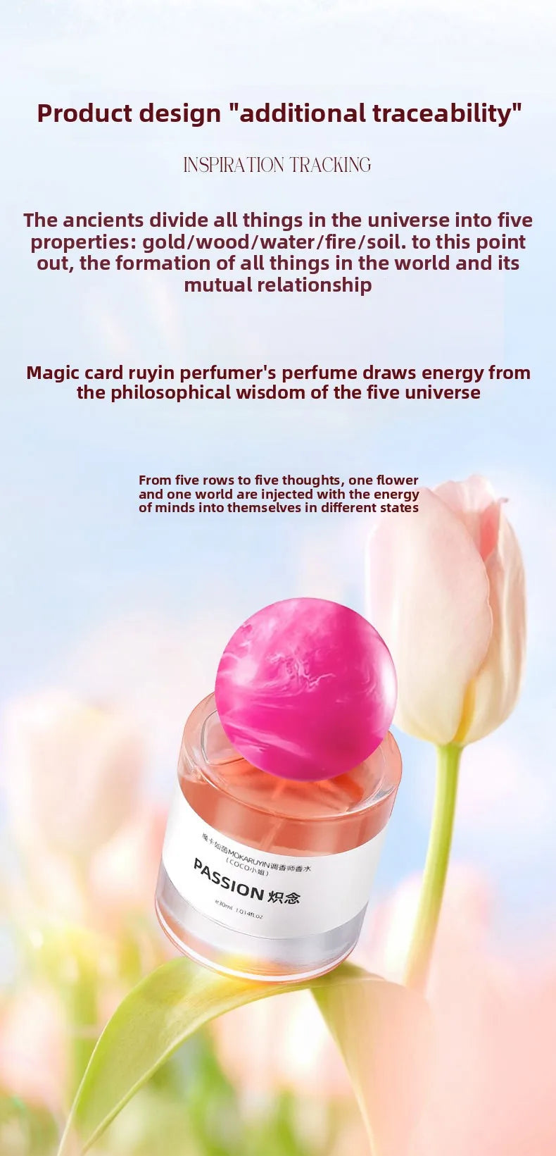 Perfume Lasting Fragrance, Fresh and Light Fragrance, Floral Fragrance, Alcohol-free Perfume for Ladies.