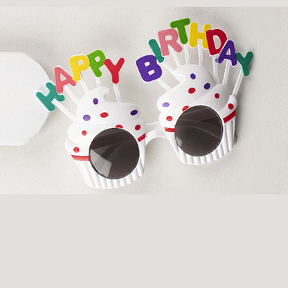 New fun birthday party glasses Photo booth props Glasses Summer party supplies Party favors