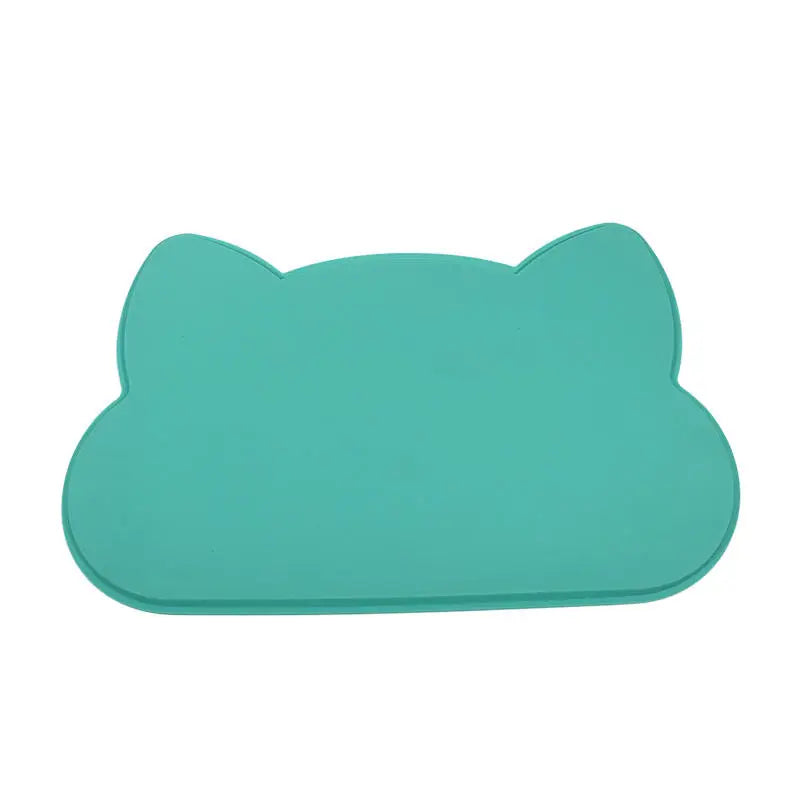 Silicone Pet Feeding Dog Cat Bowl Food Mat Non-Stick Waterproof Pet Food Feeding Pad Puppy Feeder Tray Water Cushion Placemat