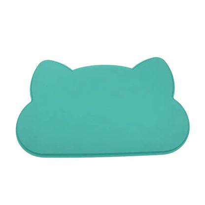 Silicone Pet Feeding Dog Cat Bowl Food Mat Non-Stick Waterproof Pet Food Feeding Pad Puppy Feeder Tray Water Cushion Placemat