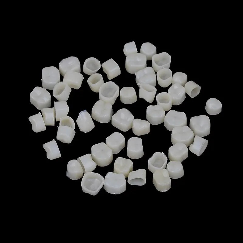 100pcs Dental Teeth Veneers Ultra Thin Whitening Resin Molar Anterior Temporary Crown Porcelain Dental Material Oral Care Tools