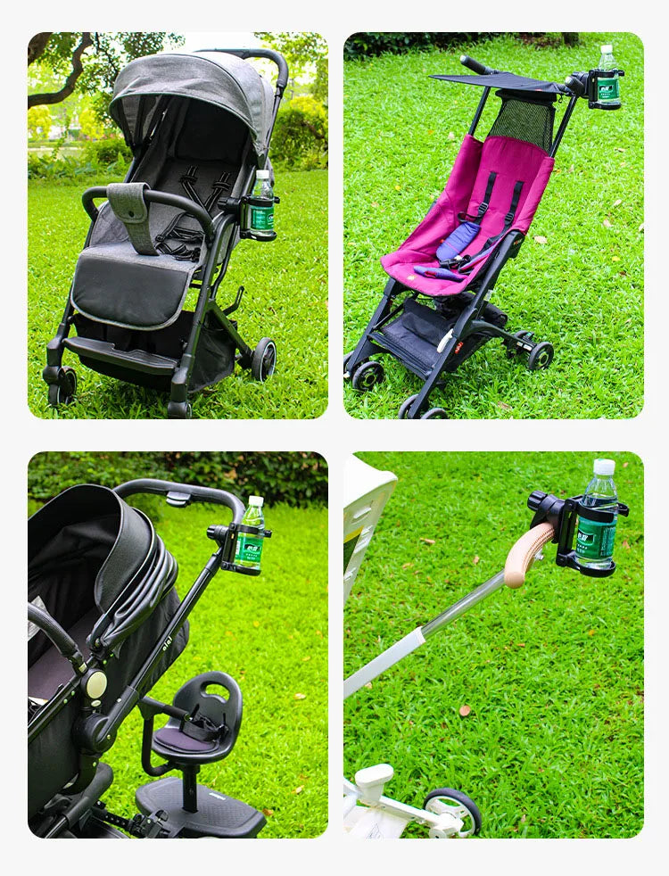 Baby stroller accessories baby bottles rack for baby cup holder trolley child car bicycle quick release water bottle holder