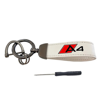 For AUDI A4 b8 b9 b6 b7 Auto accessories Multifunctional keychain leather keychain metal gift