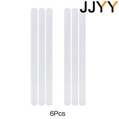 JJYY 6/12/24 Pcs Anti Slip Strips Shower Stickers Colored Non Slip Bath Safety Strips for Bathtub Shower Stairs Floor