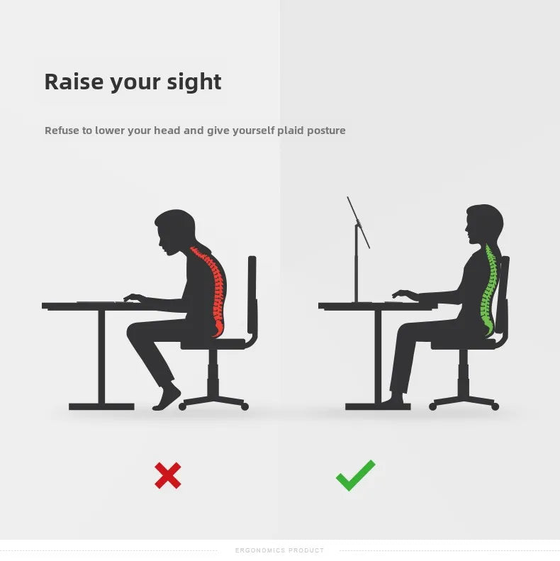 Sturdy Tablet Stand with Adjustable Viewing Angles - Ideal for Bedside, Desktop, and Kitchen Use