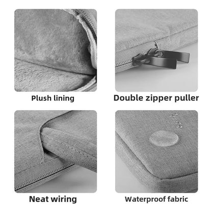 Lightweight and Durable Laptop Bag Simple Stylish Shock-resistant Computer Organizer Case for 13/14/15 inch Computers