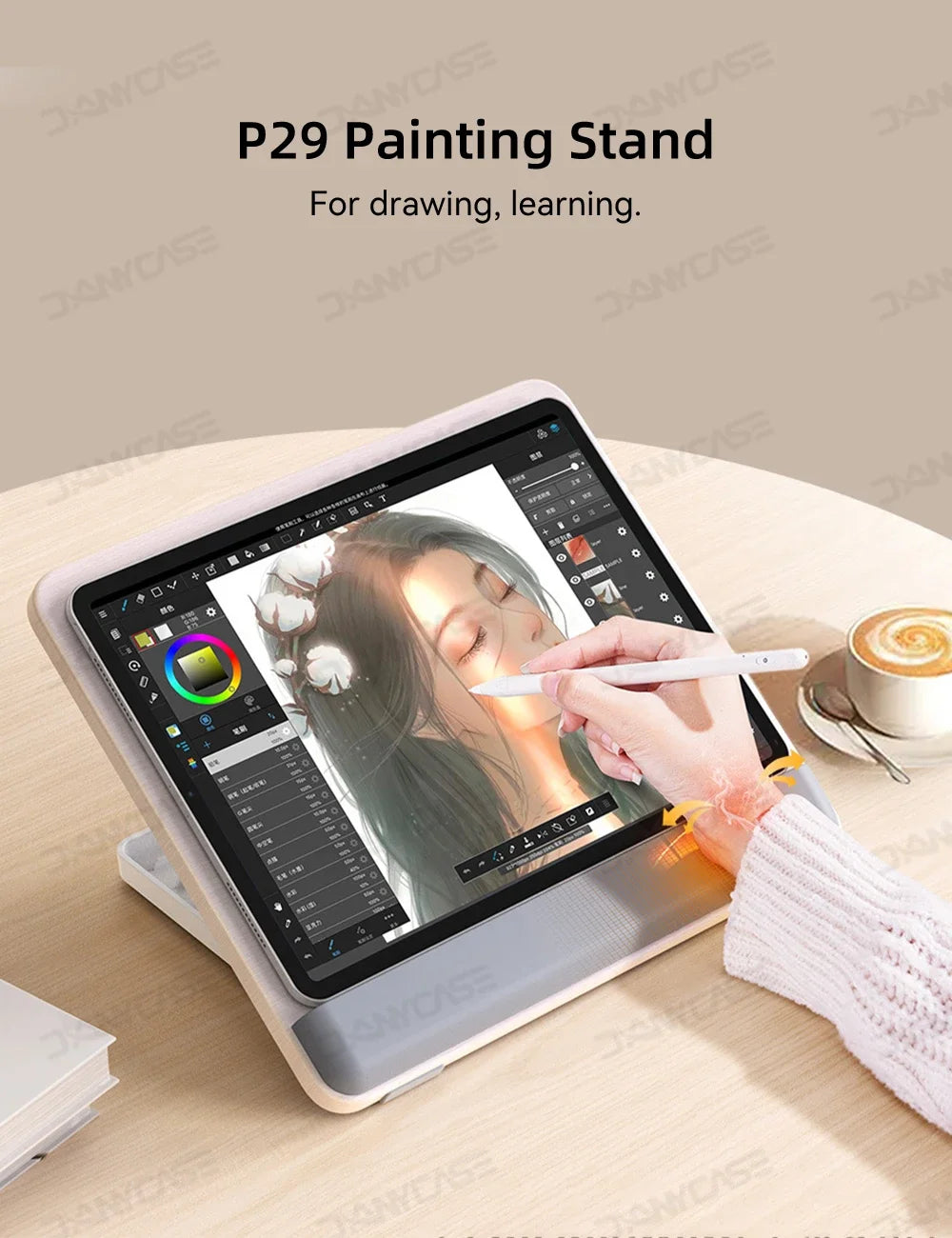 Tablet Stand Drawing iPad Stand For iPad Pro Xiaomi Samsung Lenovo Tablet Support Laptop Stand Book Holder Tablet  Accessories