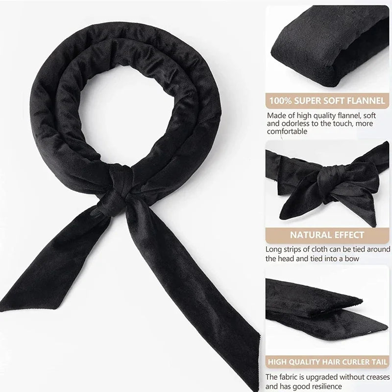 NEW Heatless Curling Rod Headband No Heat Hair Curlers Silk Curls Lazy Hair Rollers Soft Sleeping Headband Hair Styling Tools