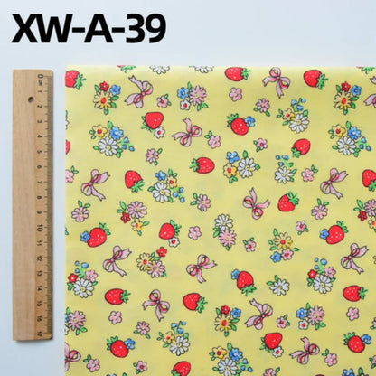 Fabric cotton handmade diy bedding flowers garden flowers pure cotton printing fabric twill cotton fabric sewing