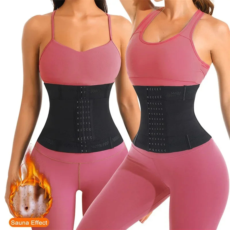 Shapewear Women Corset Belts Waist Trainer Body Shaper Double Tummy Control Slimming Sheath Flat Belly Reductive
