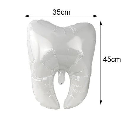 Teeth Balloon Dental Health Protection Teeth Party Decor Tooth Toothbrush Foil Balloon Dentist Student Teeth Theme Party Decors
