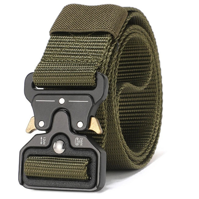 High Quality Men Belt Outdoor Hunting Men Belt Outdoor Work Training Belt Woven Belt Canvas Multi Function Belt Denim Belt