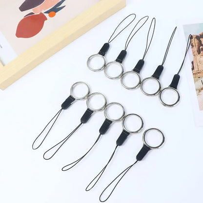 Ring Phone Charms Keycord Lanyards Keychains Hooks Smartphone Strap Phone Finger Ring Mobile Phone Lanyard Phone Handheld Rope
