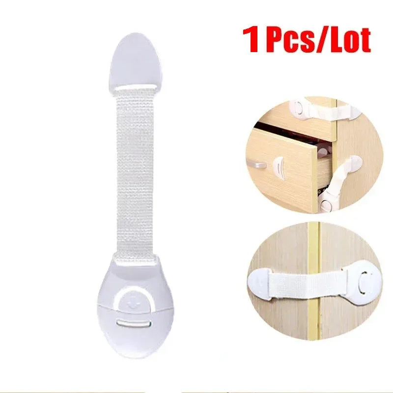 10pcs Child Safety Cabinet Lock Baby Proof Security Protector Drawer Door Cabinet Lock Plastic Protection Kids Safety Door Lock