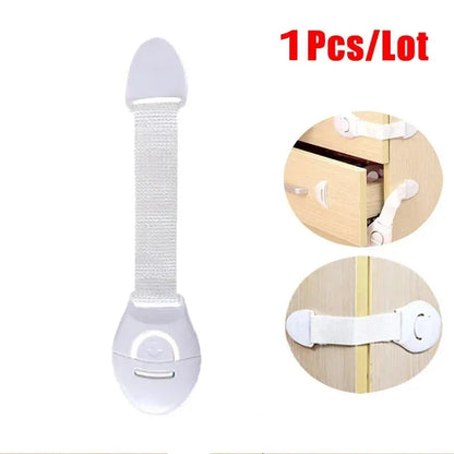10pcs Child Safety Cabinet Lock Baby Proof Security Protector Drawer Door Cabinet Lock Plastic Protection Kids Safety Door Lock