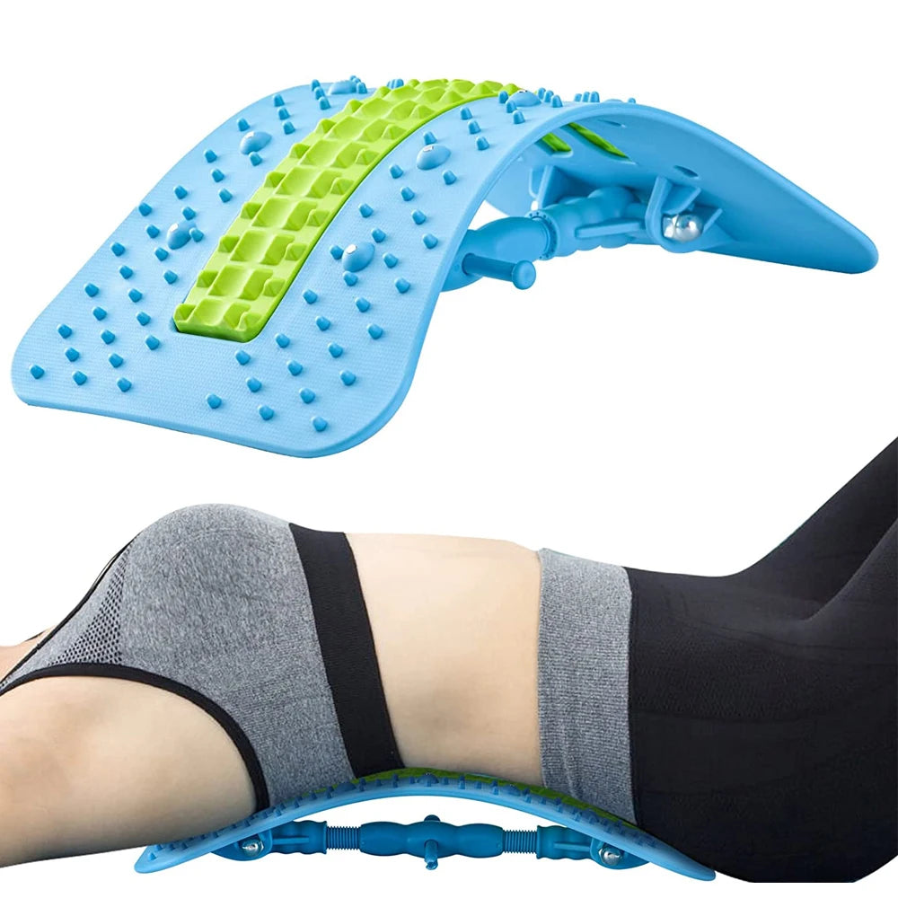 Back Stretcher,6th Generation Upgraded Back Massager,Back Cracker for Lower Back PainRelief Lumbar Support,with Magnetic Massage