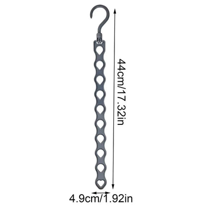 Closet Organizers For Clothes Closet Coats Organizers Hangers Vertical 10-Hole Design Space Saving Heavy Duty Closet Clothes