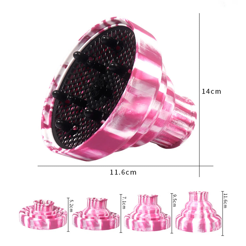 Silicone Hair Dryer Hood Diffuser Attachment Hair Dryer Diffuser Perfect For Most Different Designs Of Hair Dryer Hair Dryer Dif