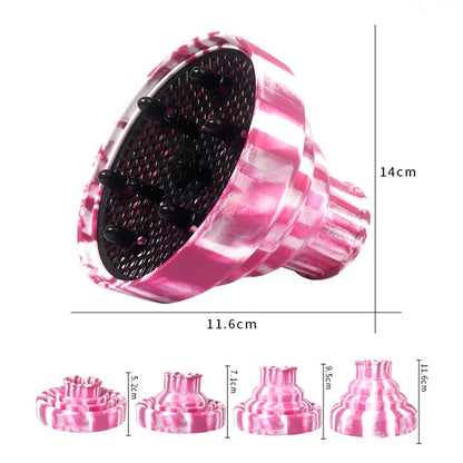 Silicone Hair Dryer Hood Diffuser Attachment Hair Dryer Diffuser Perfect For Most Different Designs Of Hair Dryer Hair Dryer Dif