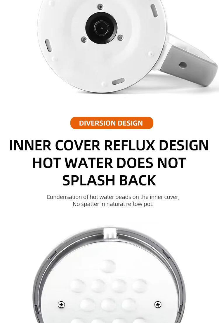 110V 220V Electric Kettle Household Stainless Steel Water Boiling Pot 2L Kettle Home Appliance