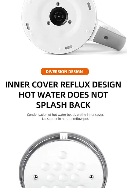 110V 220V Electric Kettle Household Stainless Steel Water Boiling Pot 2L Kettle Home Appliance