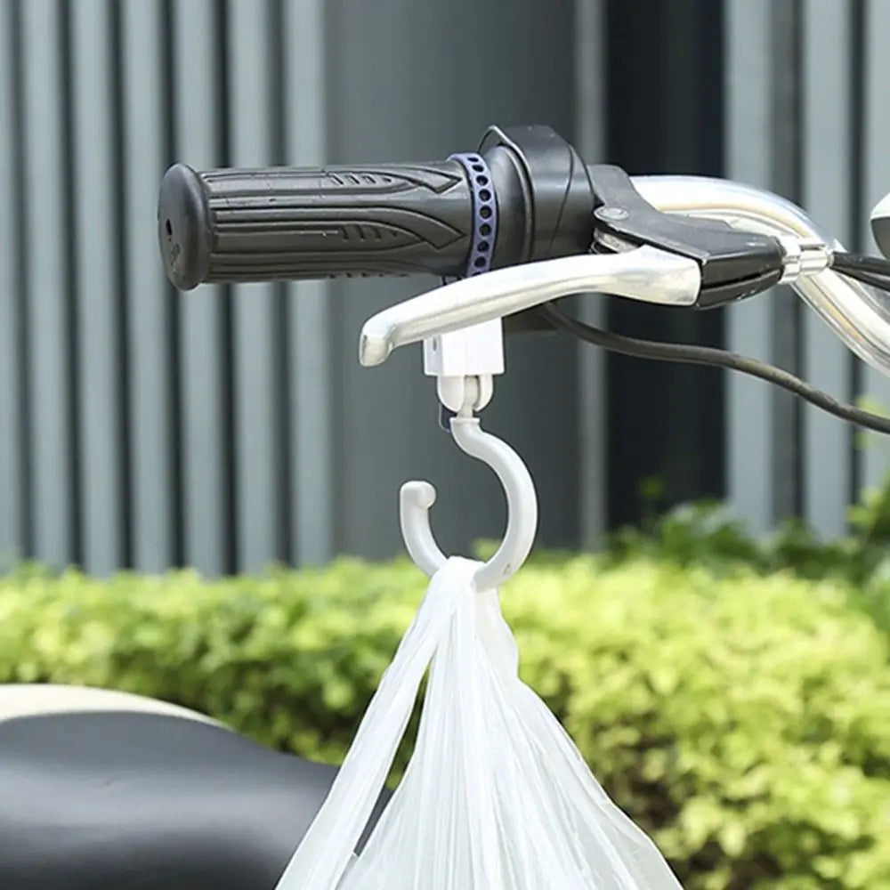 10Pcs Dopamine Baby Stroller Hook Hanging Rotating Universal S Hooks Non-Marking Foldable Shopping Pram Hook For Home