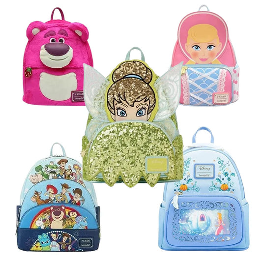 Loungefly Disney Cute Cartoon Backpack Fashion Mini Small Backpack Student Backpack Children'S Backpack Casual Bag Student Gift