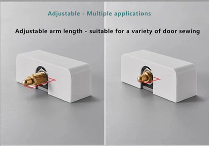 Door Buffer Damper Hydraulic Door Closer Wooden Door Outside the Door Home Mute Automatic Door Closing Artifact Anti-pinch Hand