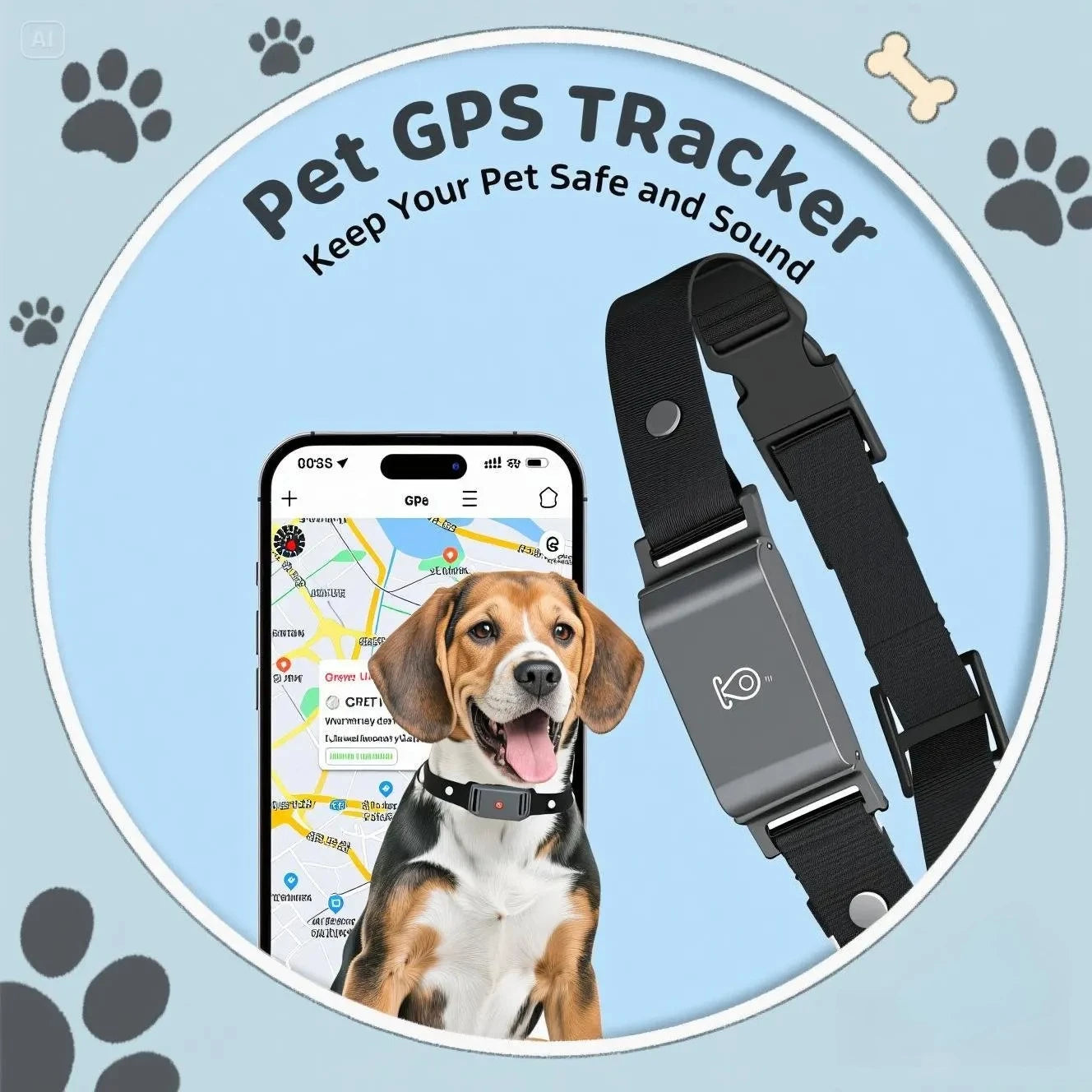 4G GPS Pet dog Tracker Collar Real Time Tracking APP Electronic Fence Anti Lost Dog Locator