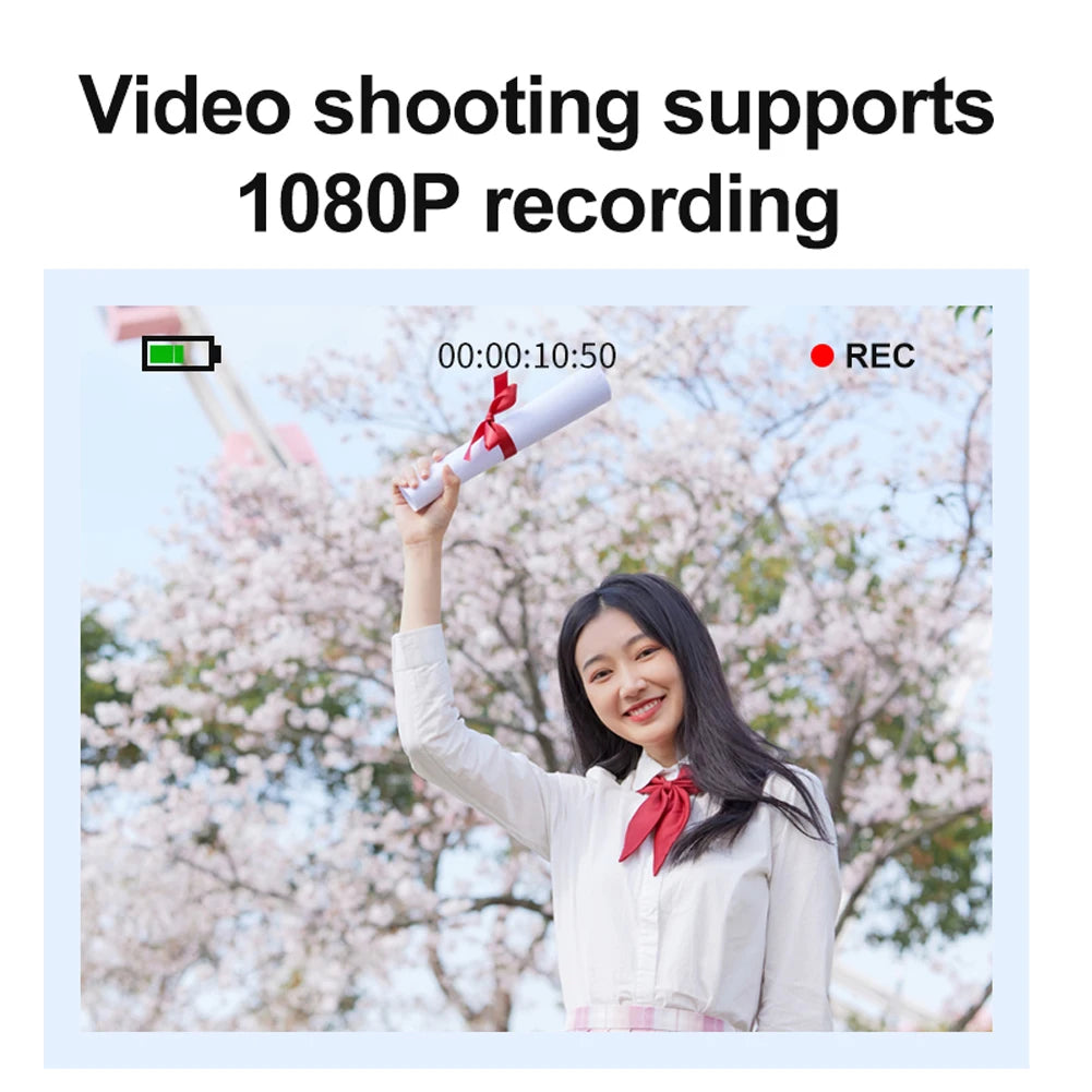 4K Digital Camera for Photography and Video Recording Cameras 96MP 2.4'' Autofocus Vlogging Compact Camera For Beginner