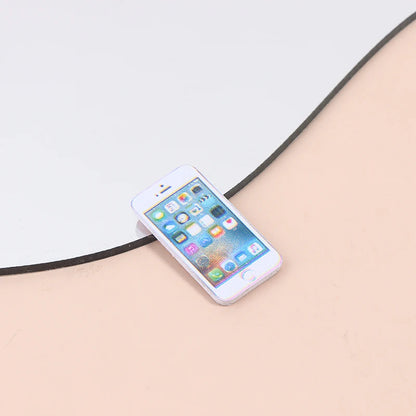 1:12 Scale Miniature Dollhouse Mobile Phone Model for Doll House Decoration