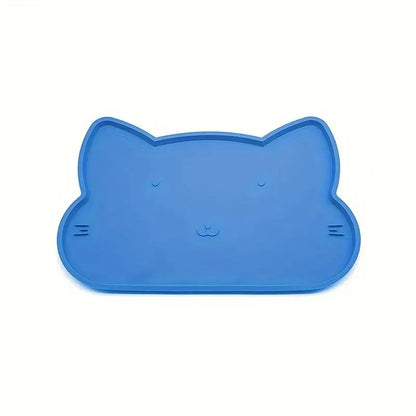 Silicone Pet Feeding Dog Cat Bowl Food Mat Non-Stick Waterproof Pet Food Feeding Pad Puppy Feeder Tray Water Cushion Placemat