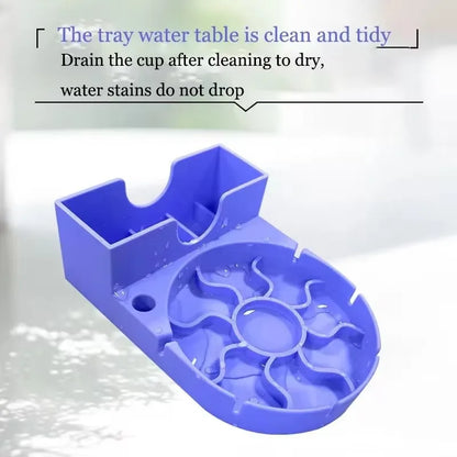 Multicolor Silicone Drain Rack for Tumbler 40oz Cup Drying Racks Straw Cup Lid Holder Water Bottle Accessories Drying Station