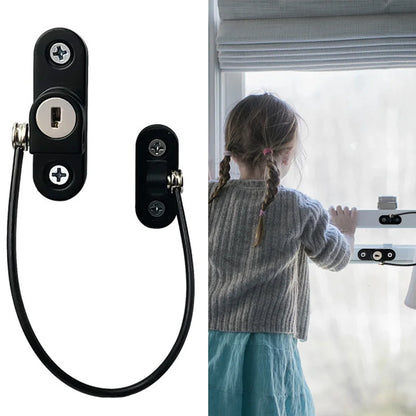 Children Baby Safety Lock Window Door Lock Key Home Security Cabinet Refrigerator Opening Cable Baby Care Kids Safety Lock Latch
