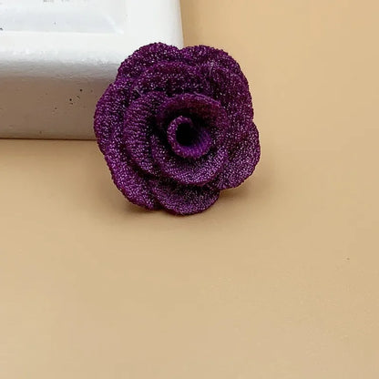 2.5CM Small Flower Clothing Headwear Accessories Three-dimensional Flower Handmade DIY Hair Accessories Accessories