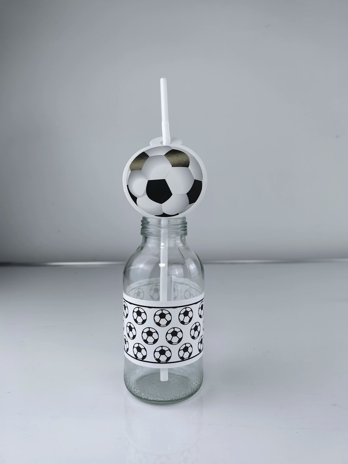 10/20/30Pcs Sports Soccer Water Bottle Labels Personalized Kids Party Stickers Birthday Party Decoration For Kids