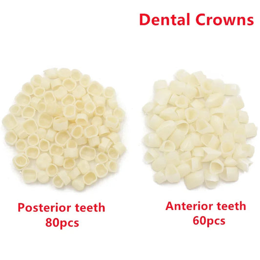Dental Crowns Oral Teeth Whitening Anterior Molar Crown Resin Porcelain Temporary Teeth crown Dental Lab Dentist Tools