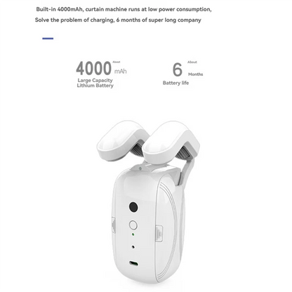 A19F-Smart Automatic Curtain Opener With Remote Control Curtain Opener High-Performance Electric Motor For Roman Rod