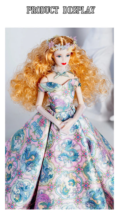 European Fashion Chinese Style Elements Accessories Set 32cm Supermodel Doll Clothes Suit Princess Dress DIY Toy Collector Gifts