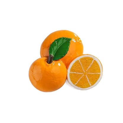 3D 3D Fruit Refrigerator Stickers Magnetic Cartoon Simulated Fruit Magnetic Stickers Cute Fruit Design Resin Food Toys
