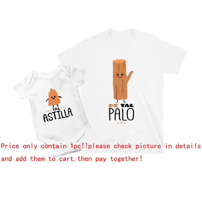 Dad and Baby Matching Shirts Like Father Such A Splinter T-shirts Dad and Child Father Day Matching Outfits Infant Bodysuit